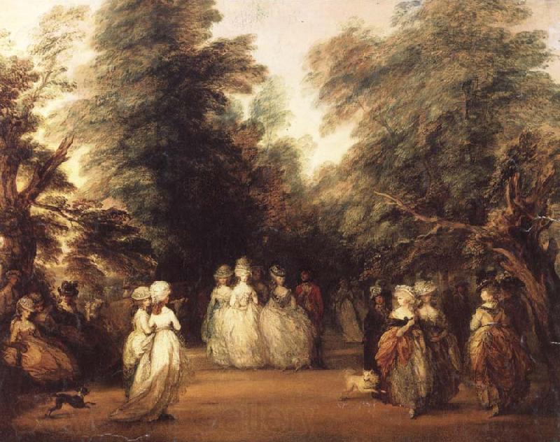 Thomas Gainsborough The Mall in St.James-s Park Germany oil painting art